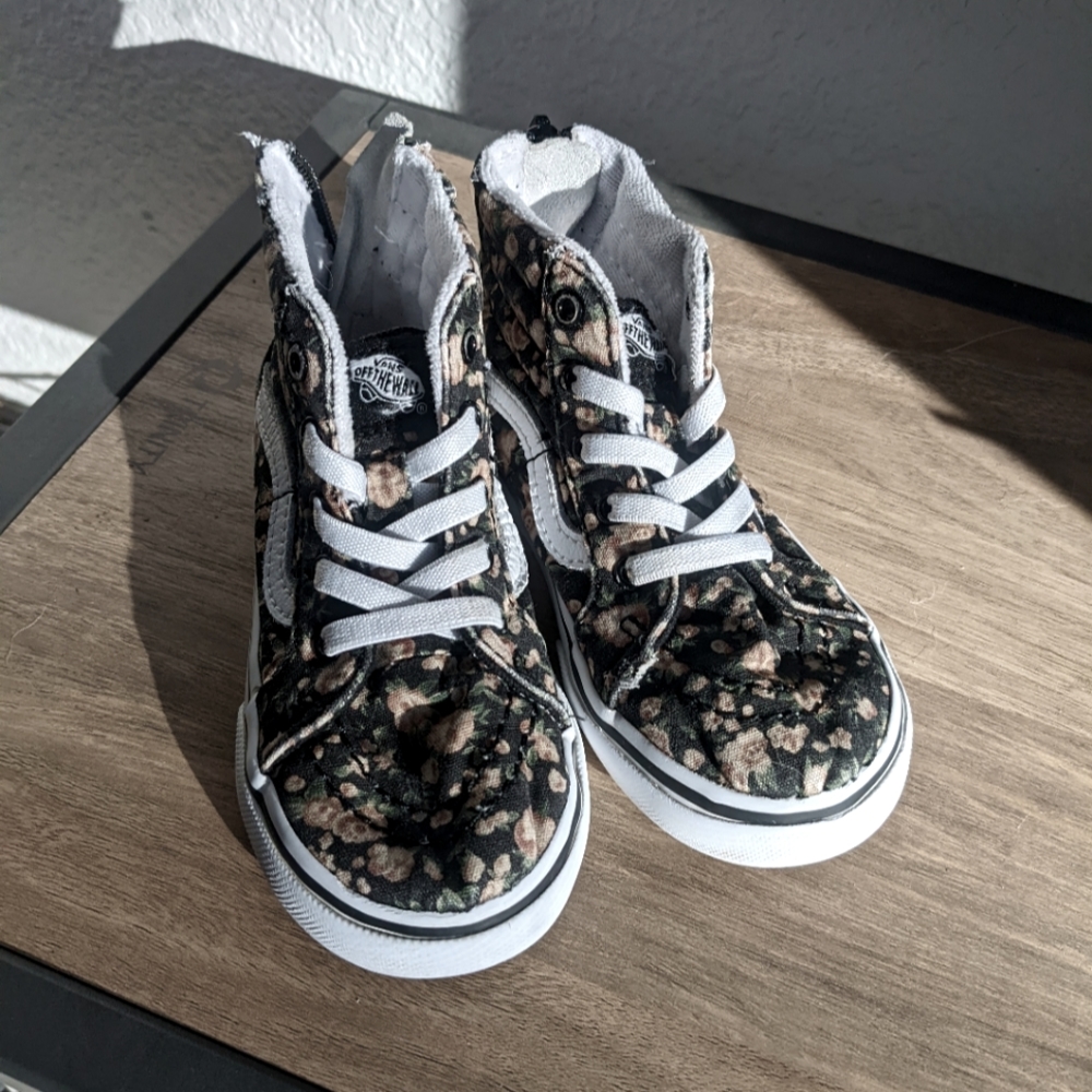 High top Vans toddler size 9